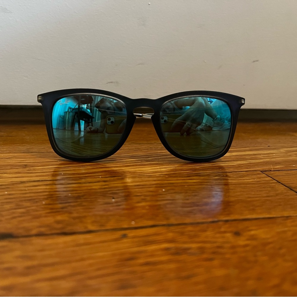 Blue lens Ray Ban sunglasses